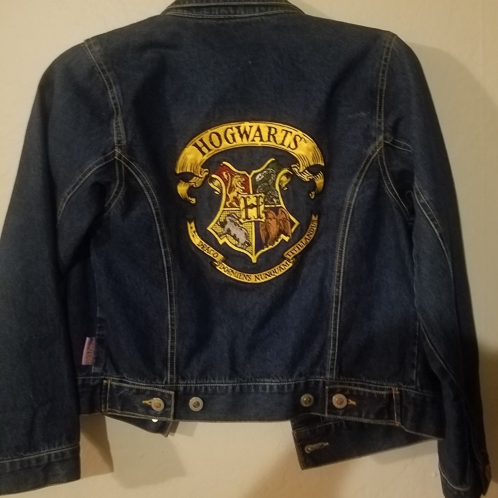Harry Potter Denim Jacket with Crest. 10/12 Medium